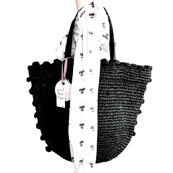 BTB LOS ANGELES NWT Leah tote in Black O/S - Picture 7 of 7